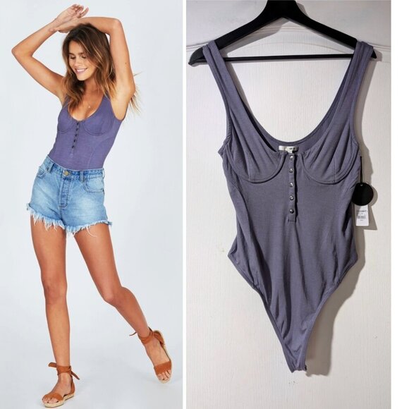 NWT Amuse Society | Summer Land Bodysuit - Picture 1 of 12